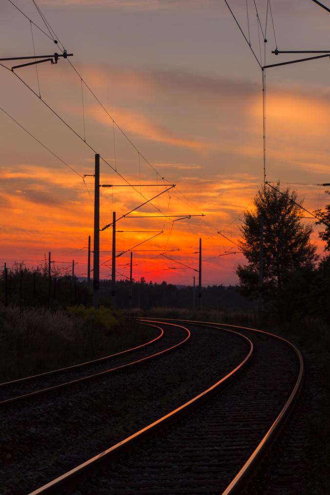 Evening rails