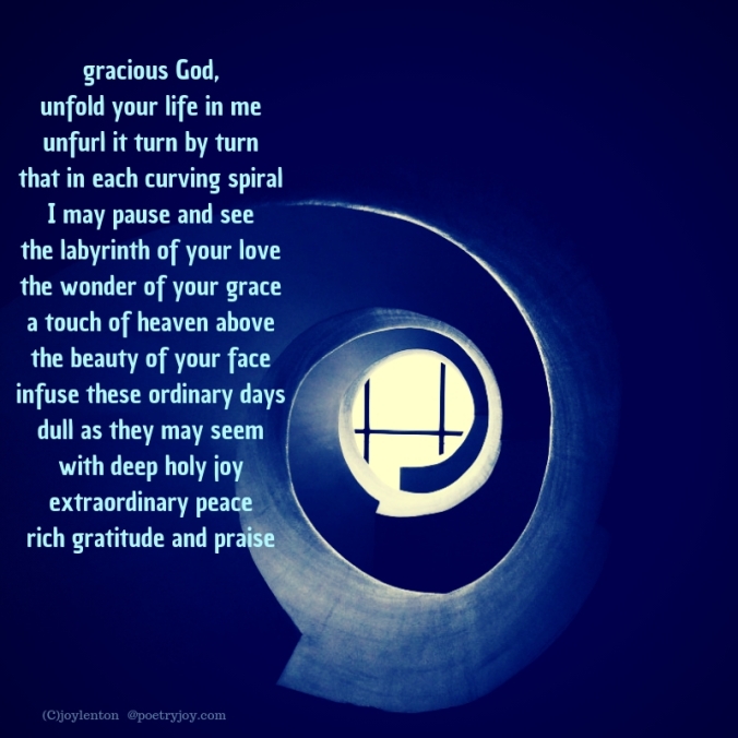 labyrinth poem (C)joylenton @poetryjoy.com