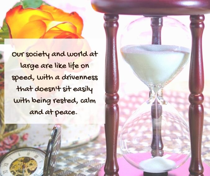 waiting - pocket watch - hourglass - rose - Our society and world at large are like life on speed quote (C) joylenton @poetryjoy.com